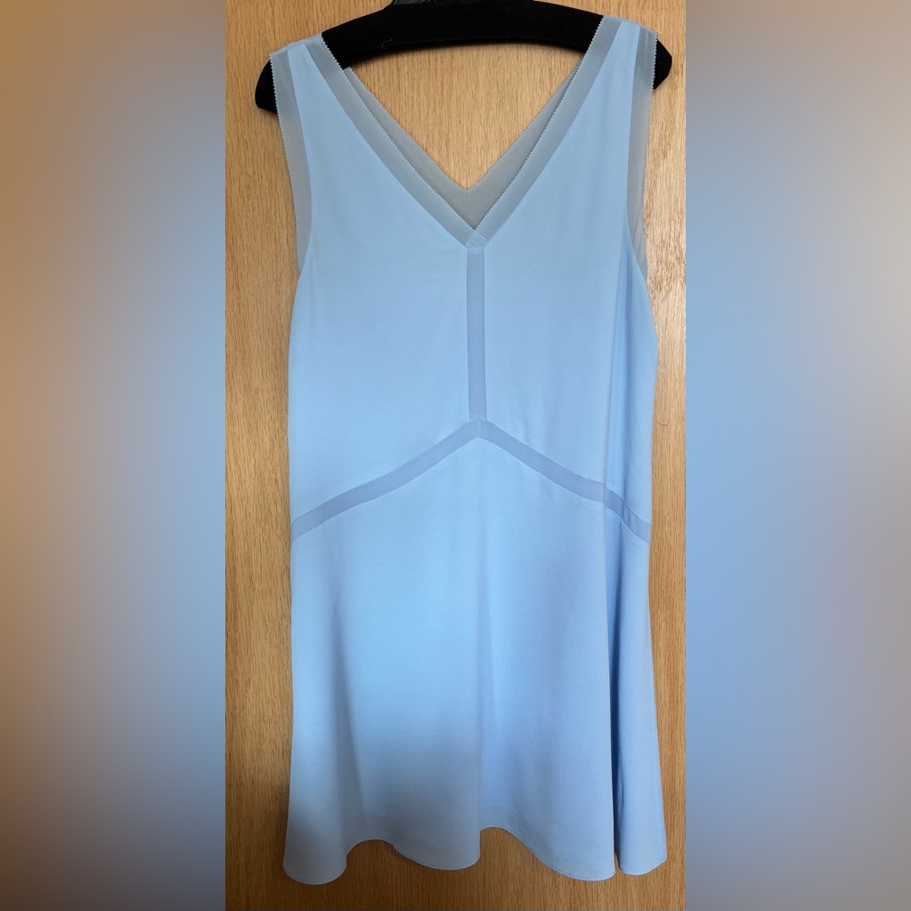 Cooper  Ella Light Blue Sleeveless VNeck Dress